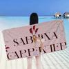 Singer S-Sabrina C-Carpenter Anime Beach Swimming Towel Soft Absorbent Washcloth Children's Gifts for Kids Travel Camping Gym