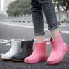 New short rain shoes women's wear flat-bottomed non-slip water shoes student rubber shoes kitchen work short water boots