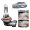 Upgraded Halogen Headlight Bulbs 9005 Full Beam H11 Low Beam 3 Brighter Super-Focused Illumination Pattern