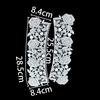 sales of 1-10 pieces Black and white embroidery hollowed out Shredded milk decoration DIY sewing lace accessories