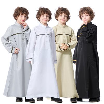 Chlapci Deti Islamský Moslimský župan Jubba Kaftan Arab Abaya Dishdasha Thobe dlhé šaty