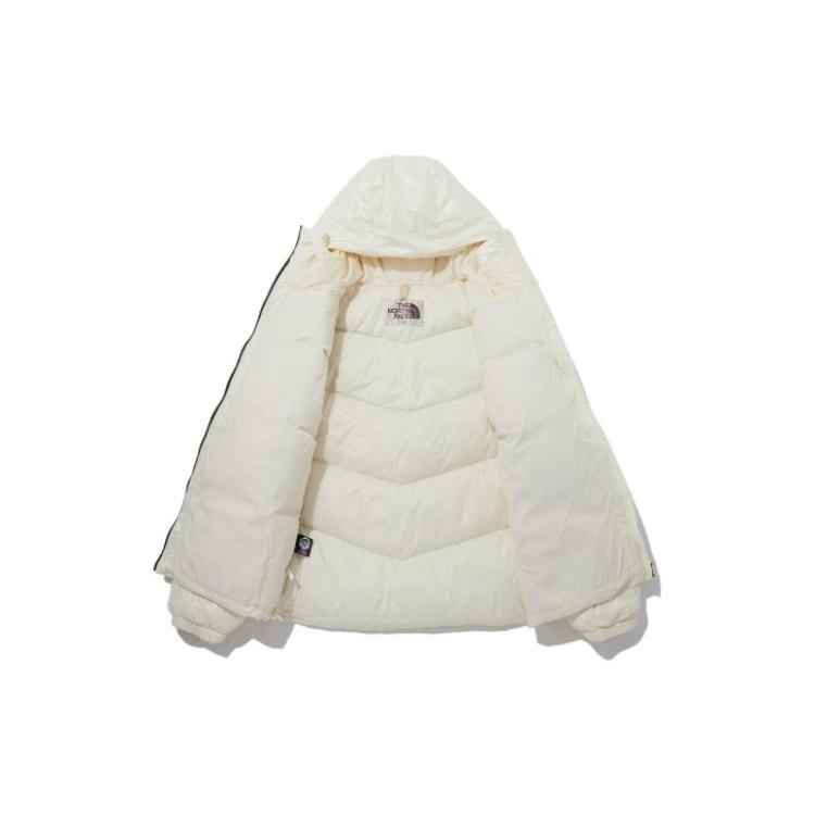 The North Face FW23 Down Jacket Unisex Cream NJ1DP53K