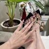 Fashion Summer 2025 New High-end Gemstone Pointed-toe Skinny Sandals for Women To Wear with Exposed Toes and Rhinestones