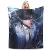 Love And Deepspace Zayne Blankets Flannel Textile Decor  Breathable Soft Throw Blankets for Bed Couch Bedspreads