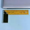 Woodworking and Building Ruler: L-shaped Multifunctional Metal Square for High Precision Measurement.