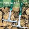Multi-Function Geological Hammer with Pointed & Flat Head for Mining, Quarrying, and Adventure