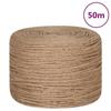 VidaXL Corde de jute 50 m de long 6 mm d'épaisseur 153739