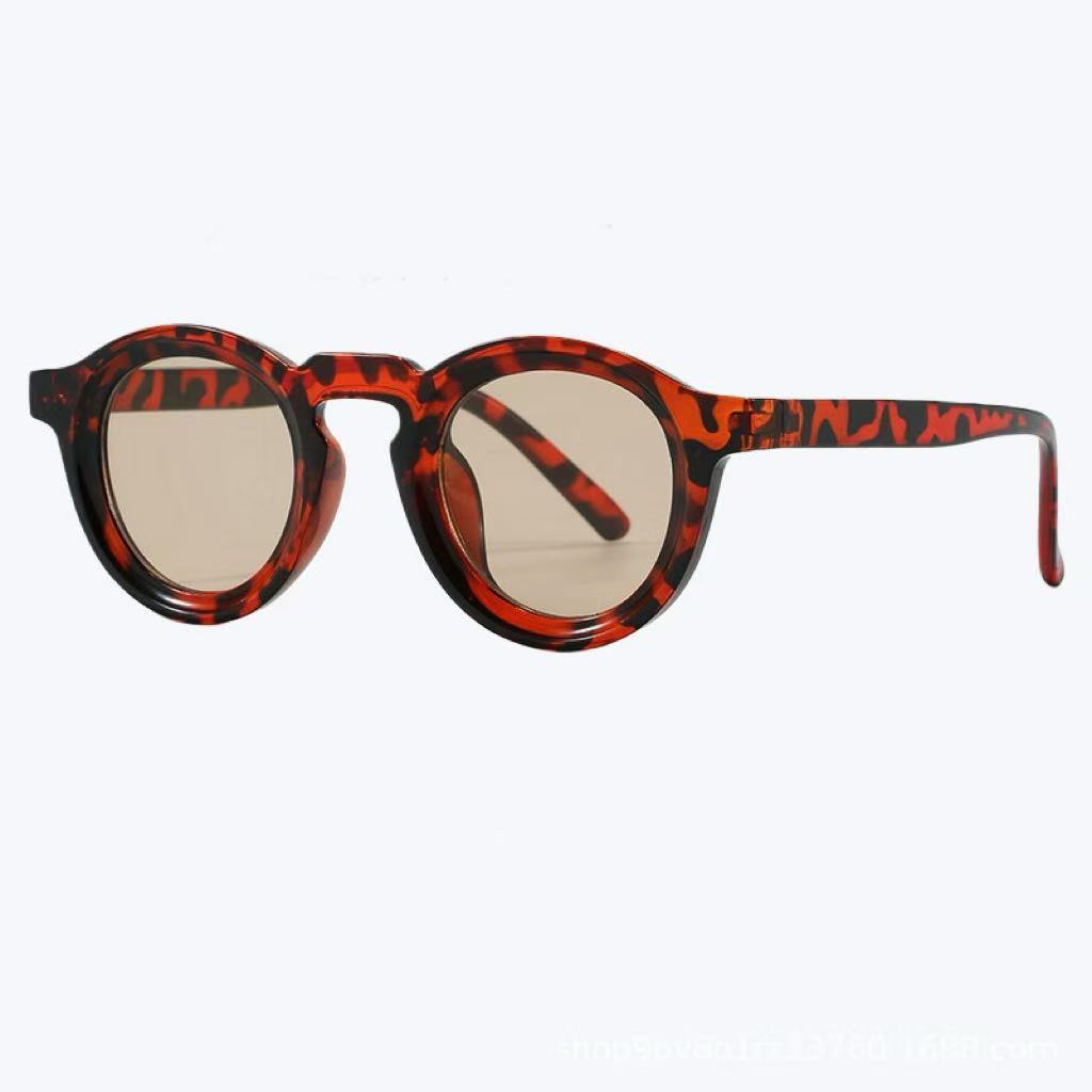 New Vintage Round Sunglasses Women Men Brand Circular Sun Glasses Female Oval Eyewear Sunglasses for Male Female Eyeglasses