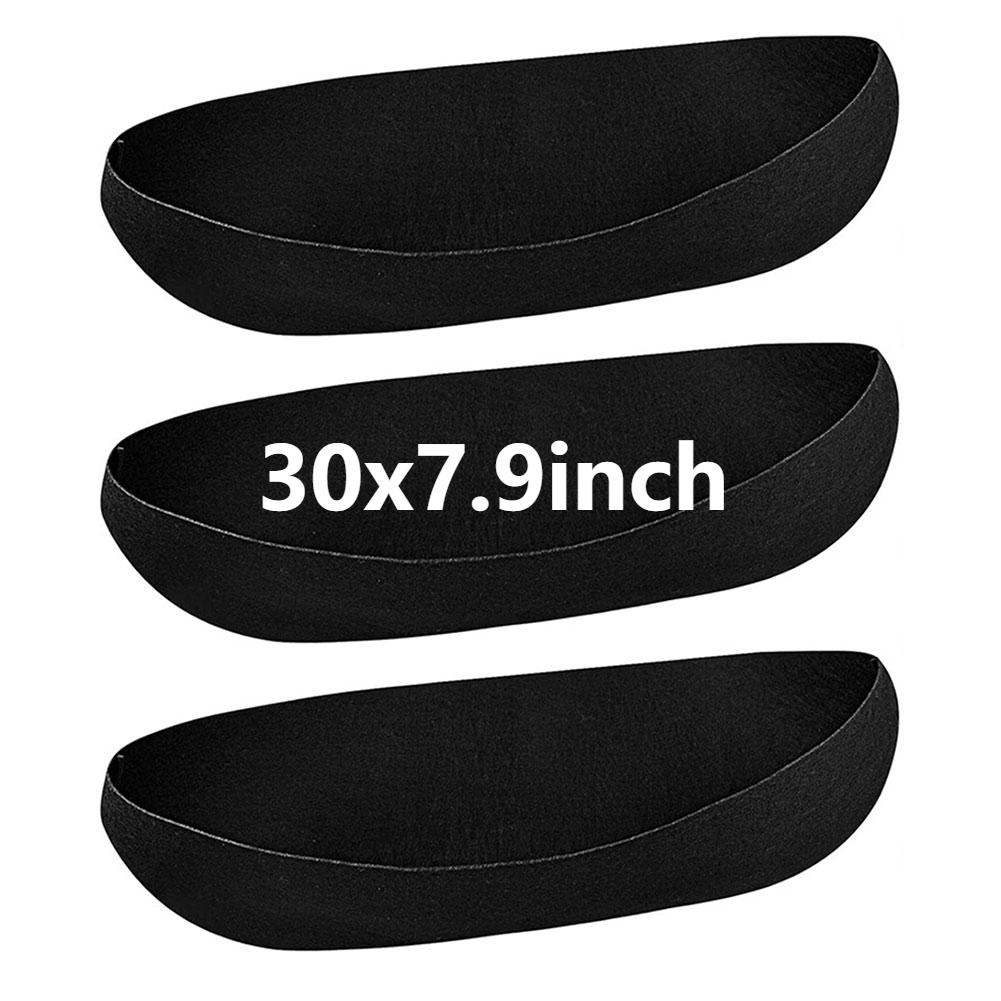 24/30/36 inch Felt Trough Planter Liners Non-Woven Planter Liner Hanging Basket Liners Replacement Liners for Garden (3pcs)