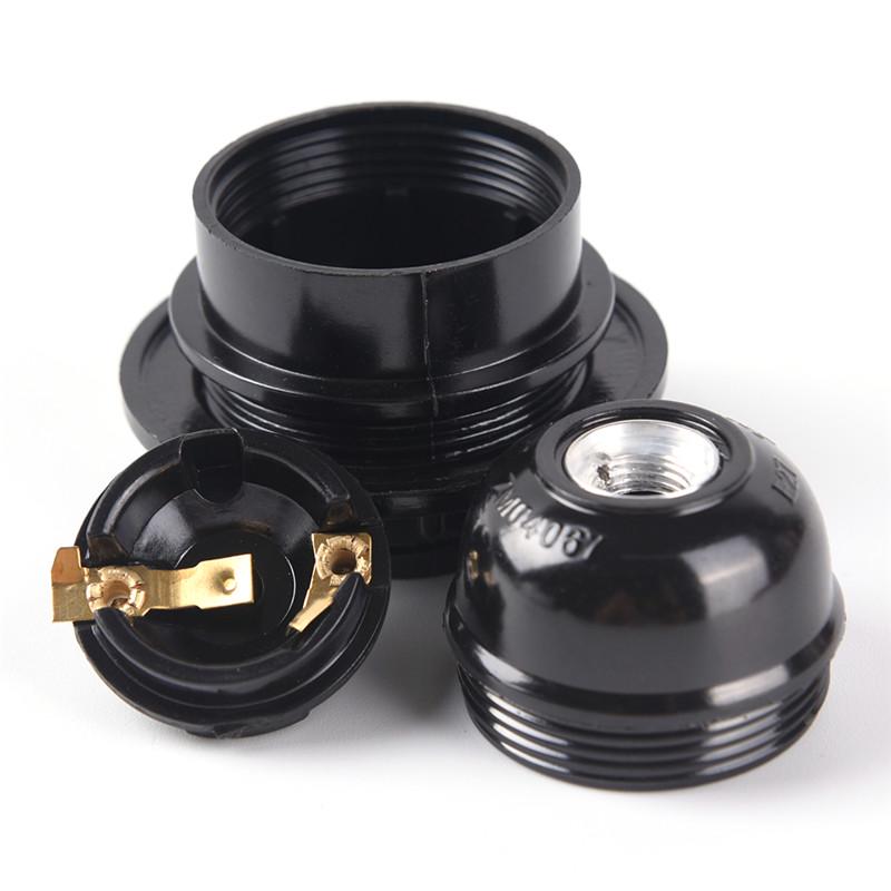 1Pc E27 Half A Teeth Lamp Base Bakelite Lampholder Edison Pendant Lamp Socket