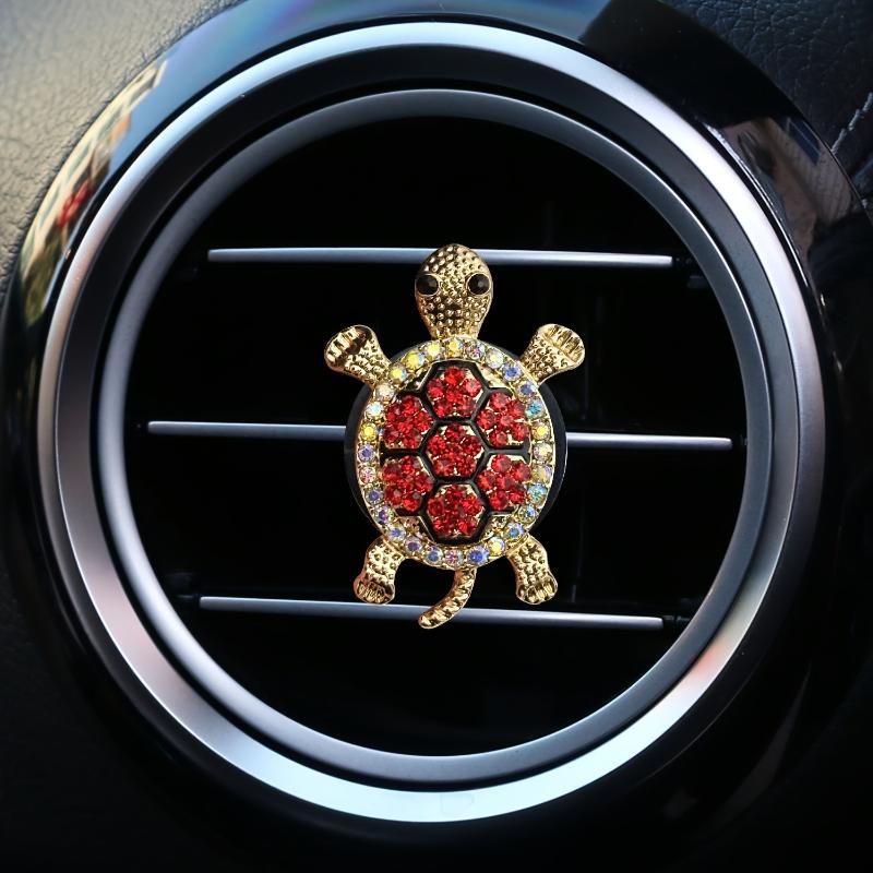 Car Vent Perfume Clip Cute Cartoon Turtle Design Car Interior Air Freshener Unique Scent Ornament for Auto Use
