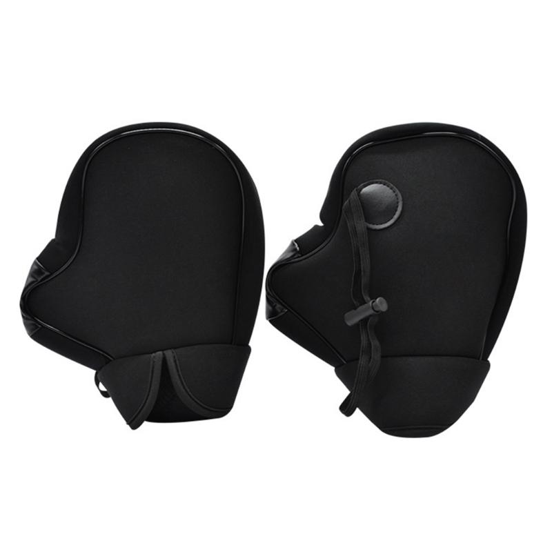

Universal Fit Motorcycle Handlebar Covers with Enhanced Wind Protection & Soft Inner Lining Waterproof Motorcycle Mitten 1 чёрный