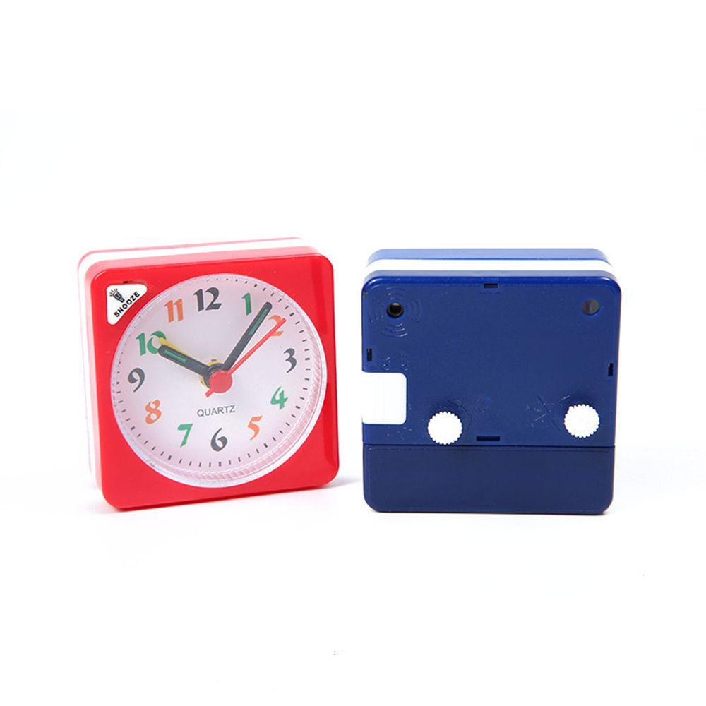 Simple Quiet No Tick Battery Operated Bedside Clocks Home Decor Alarm Clock Number Clock