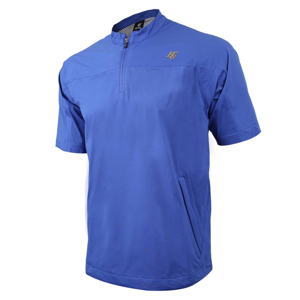 High Gold Half-Zip Lightweight Short-Sleeve Windbreaker (Blue) Blue/095