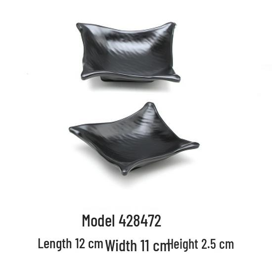 Melamine Plate: Imitation Porcelain Dinner & Snack Plate for Restaurants & Bars