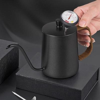 Kaffetemperaturmätare Sond i rostfritt stål 0~100℃ Termometer för kaffekanna Mjölkskumningskanna Kafékök Mätverktyg