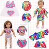 18 Pcs American 18 inch Doll Clothes,10 Sets Girl Doll Clothing and Accessories Outfits for 18 Inch Girl Doll,Including Dress,Shorts,Swimsuits (No