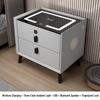 Smart Bedside Table with Storage - Compact Bedroom Cabinet