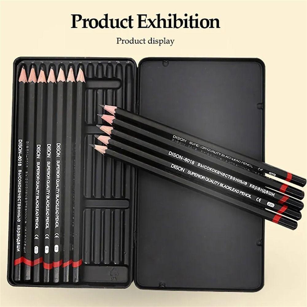 Graphite Shading Wooden Lead Pencils 2H-8B Drawing Pencil Journal Sketch Pencil  Stationery