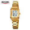 Skmei SKMEI Golden Digital Watch Men Women Watches Luxury Gold Wrist Watches Stainless Steel Female Male Clock Relogio Masculino 2493