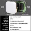 Solar Camping Lights 12 Modes Type C Rechargeable Lamp Outdoor Hanging Light Portable Fill Lantern Work Maintenance Lighting