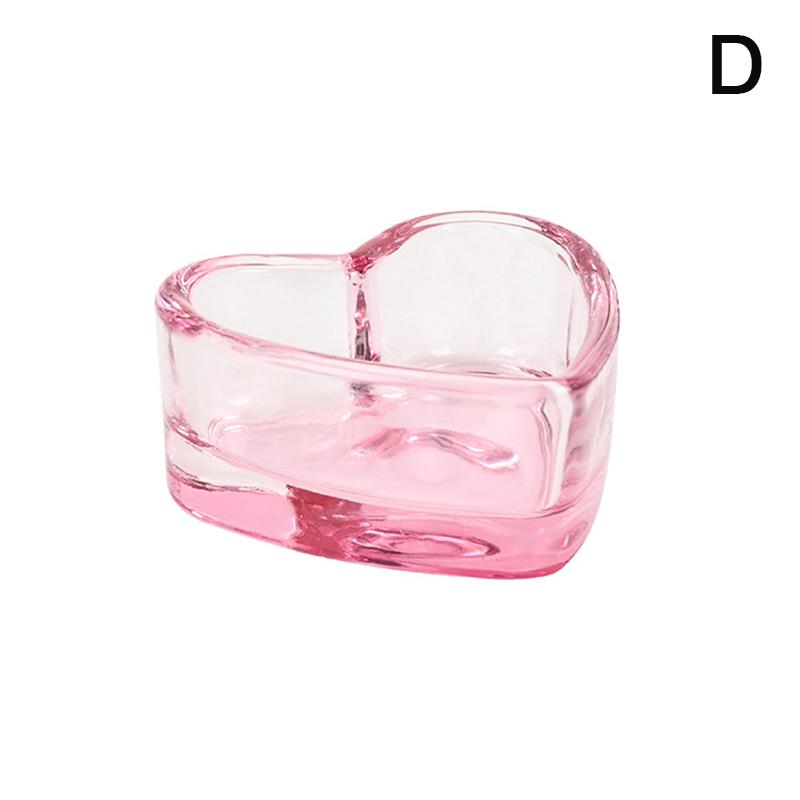 

1 шт. Радужная Прозрачная Стеклянная Жидкая Пиала Даппен Стеклянная Чашка С Крышкой Миска для Акриловой Пудры Мономер Инструмент для Нейл-Арта