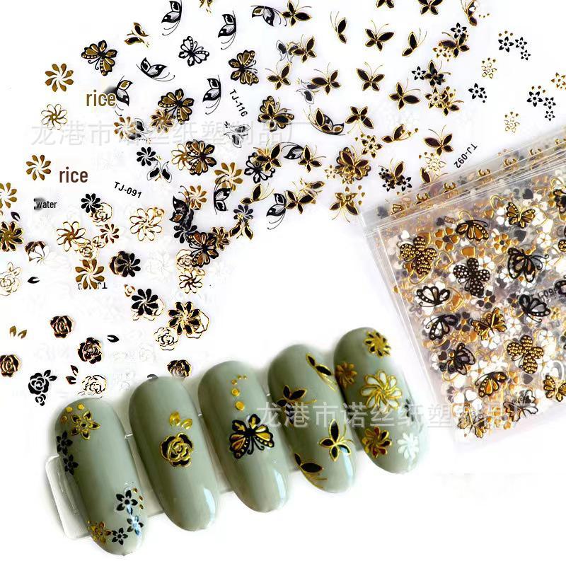 3D Luminous Jelly Nail Stickers for Kids - 5D Embossed Nail Art