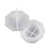New Cement Gypsum Storage Tank Mould DIY Crystal Drop Glue Mold Octagonal Triangular Cut Diamond Shaped Candle Cup Silicone Mold