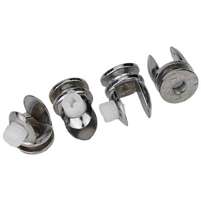 Adjustable Glass Clamp Glass Shelf High Quality Adjustable Shelf Support Clamp Clip Silver Tone 4pcs For 5mm-8mm