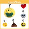 Portachiavi Espressione Mini Peluche Ciondolo Carino Emoji Bambola di Peluche Decorazione Regalo