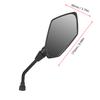 Pair of Motorcycle Modification   Rearview Wing Mirror Motorbike Accessory Black