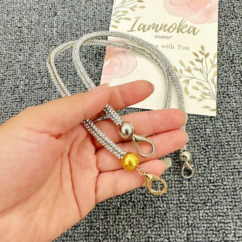1PC Rhinestone Short Strap Replacement Belt Bag Handle For Handabg Casual Purse Straps Bag Accessories