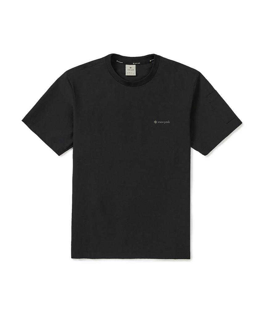 SNOWPEAK APPAREL Cordura Short Sleeve T-Shirt (S25Mmpts02) Black