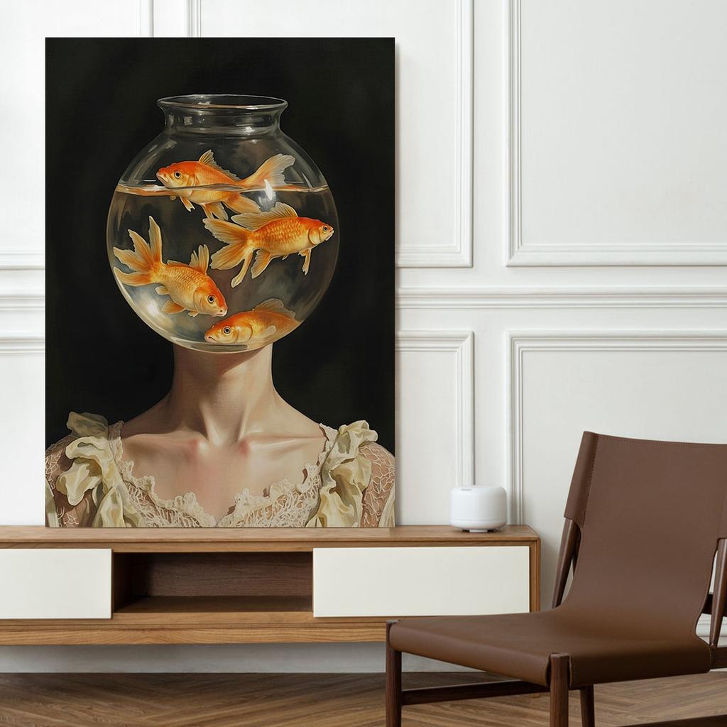 Canvas Print Portrait Aquarium