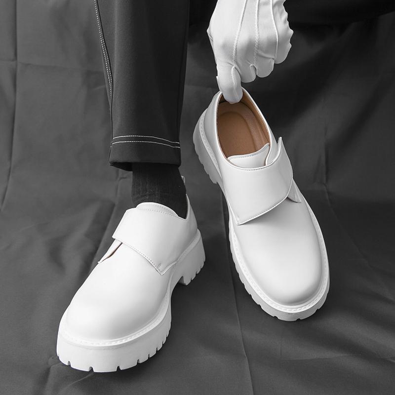 Fashion Men All-match Business Footwear 2025 New Men's PU Leather Loafers Slip-On Comfortable Casual Shoes Breathable Male Walking Shoes