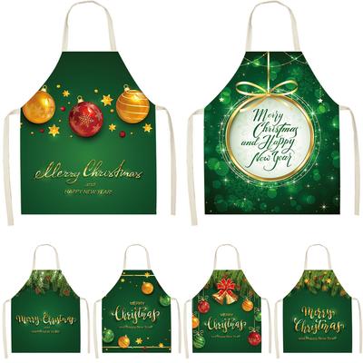 Christmas Tree Christmas Apron Merry Christmas Home Decoration 2022 Happy New Year Christmas Kitchen Apron