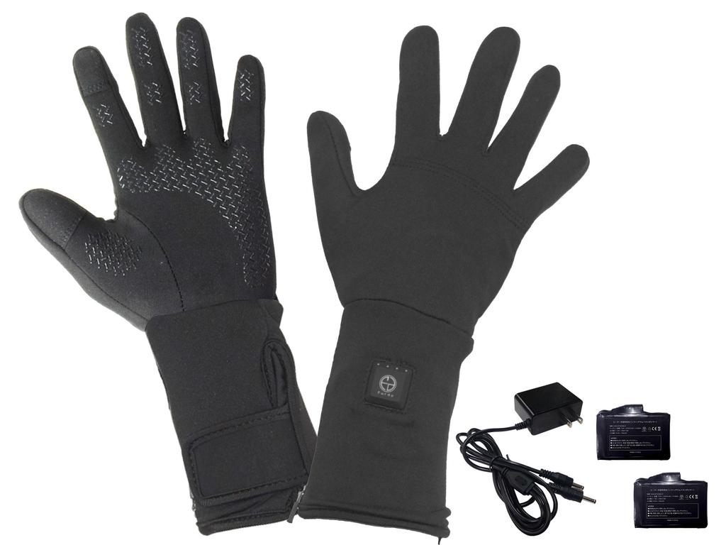 Furdo Electric Heated Size High Inner Gloves for Long Outdoor and Cold Weather Protection Gloves, Small, Unisex, Rechargeable, 7.4V, Power, Thin,