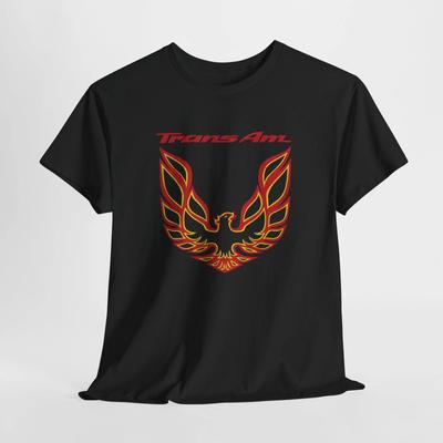 Pontiac Firebird Trans Am Muscle Car Grafik T-Shirt Schwarzes T-Shirt Vintage