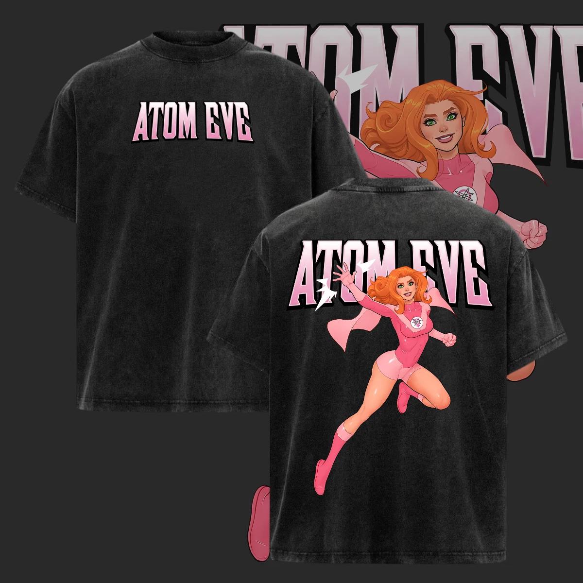 Футболка Atom Eve Bloody Invincible Подарок для фаната комиксов Хлопковый топ большого веса XL