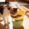 Springthyme Flower Pot Cat Elevated Bowl with Neck Protection and Leak-proof Dog Bowl for Small Dogs - Pet Single Bowl