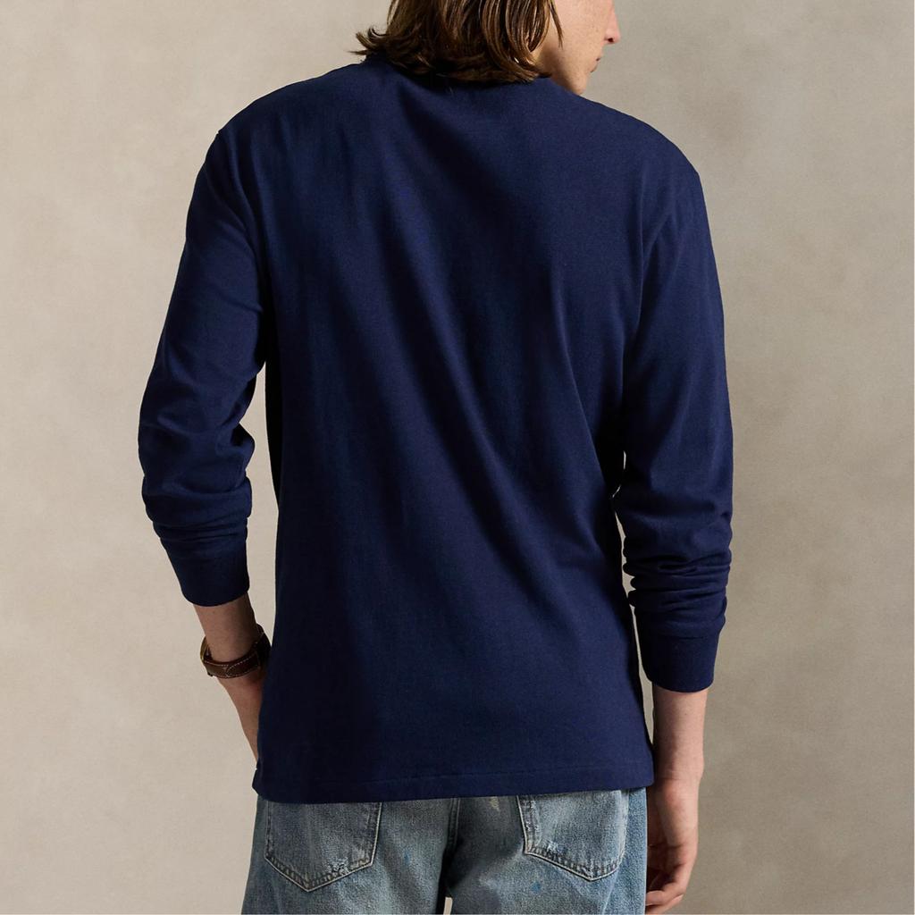 Polo Ralph Lauren Classic Fit Long Sleeve T-Shirt Men Tops Navy-Blue 710970697-003
