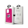 Karl Lagerfeld Silicone Choupette Head Magsafe - Etui Iphone 15 Pro Max (Różowy)