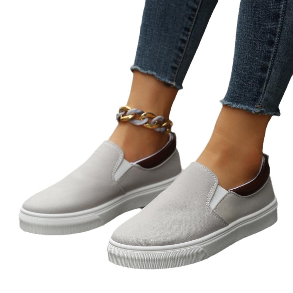 Old Beijing Cloth Shoes Casual Little White Shoes Fashion Korean Version Versatile Board Shoes Soft Sole Non-slip Female Mother Shoes