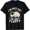 Ich bin nicht fett, ich bin nur flauschig Siamkatze Meezer T-Shirt für Männer Frauen