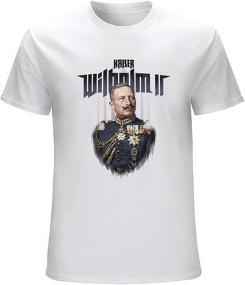 Kaiser Wilhelm II 1908 Colorized Art Men's T-Shirt Unisex Mens Tees