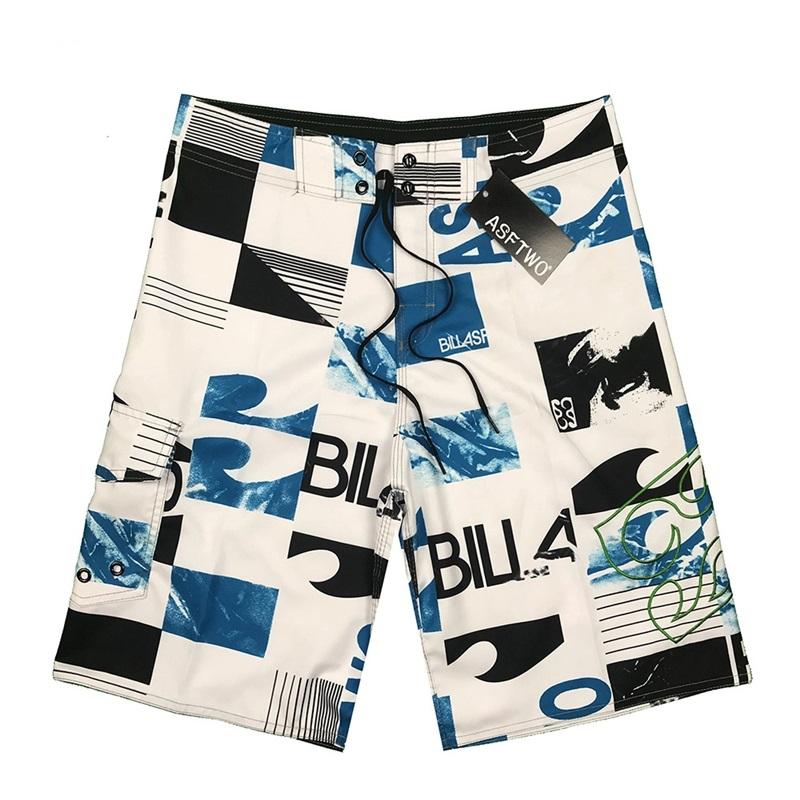 Fitness Sport Übergröße Hose Herren Fünf-Punkt Pfirsichleder Fleece Surfen Schnelltrocknend Coole Farbe Strandhose