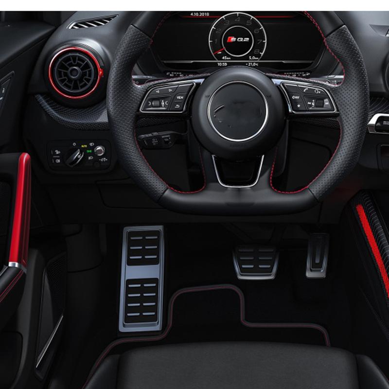 Stainless Steel Pedal Cover For VW T-Roc ROC Tiguan 2017 2018 2019 T-Cross Car Styling Accessories