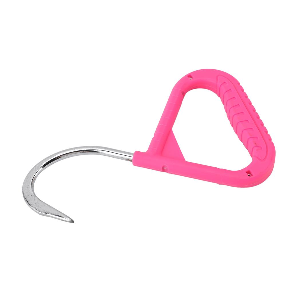 Pulp Hook Chrome Plated Steel Single Handed Comfortable Grip Log Lifting Hook for Woodworking