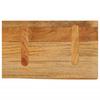 Vidaxl Tabletop with Natural Edge, 50x30x3.8 Cm, Mango Wood