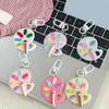 Keychain Pendant Artist Palette Brush Design Keychain Pendant with Metal Lobster Buckles Bags Keys Backpacks Keyring